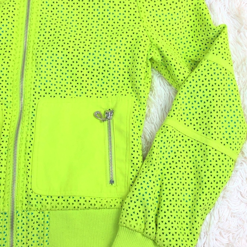 EUC Kenneth Cole NY Moto Neon Jacket - Picture 5 of 10